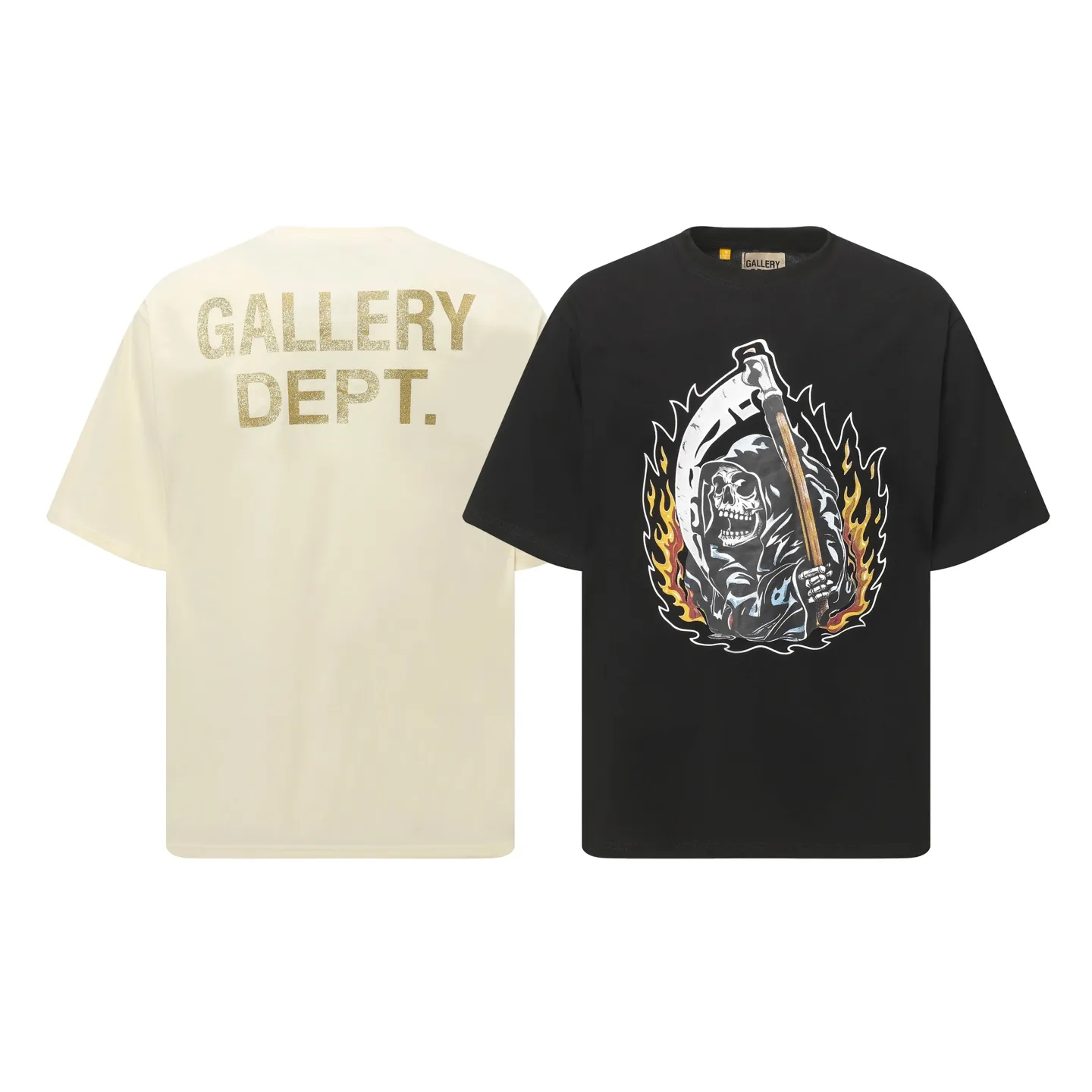GALLERY.DEPT Summer new short-sleeved style No.: D3318P110 Color: Black Apricot Size: S M L XL
